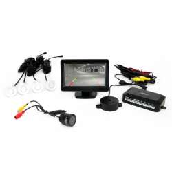 VERTEX 4-senzorové parkovacie senzory s kamerou a LCD monitorom